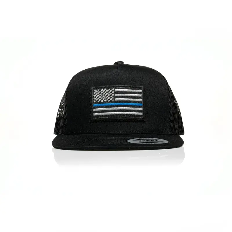 Thin Blue Line Patch Trucker 1