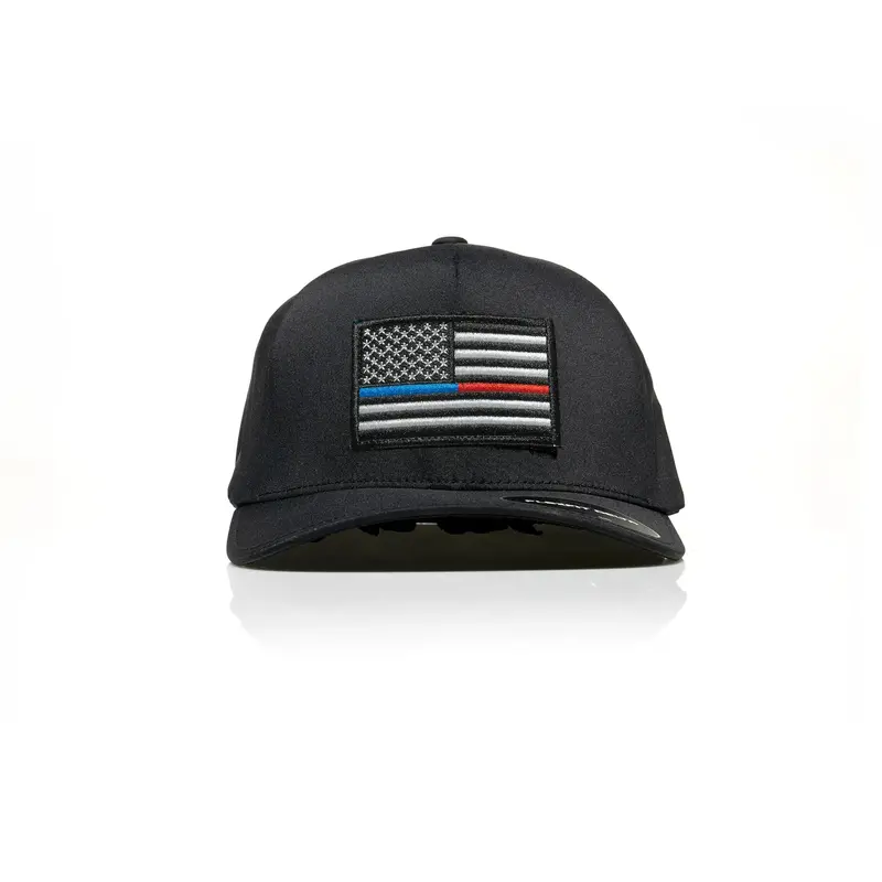 Thin Blue/Red Line Patch Flexfit Delta 1