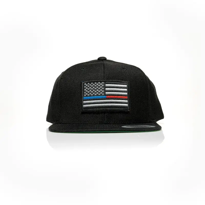 Thin Blue/Red Line Patch Snapback 1