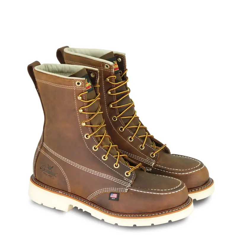 Thorogood 804-4378 8" Moc Toe-Steel Toe 1