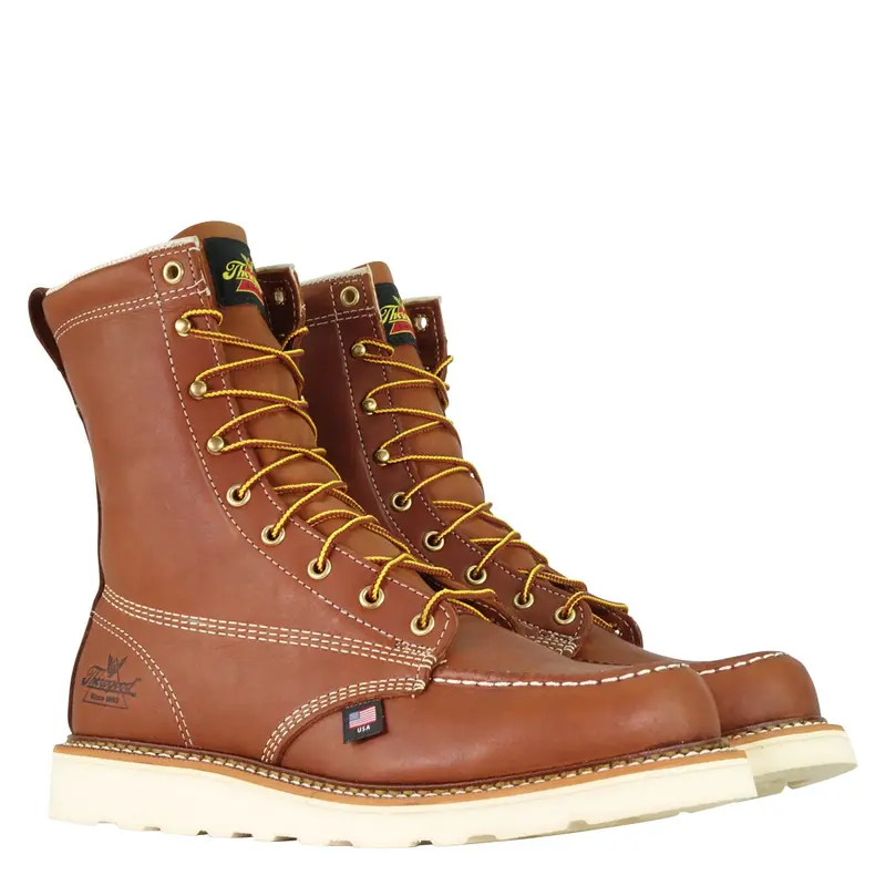 Thorogood 814-4201 8" Soft Toe-Moc Toe Wedge Sole 1