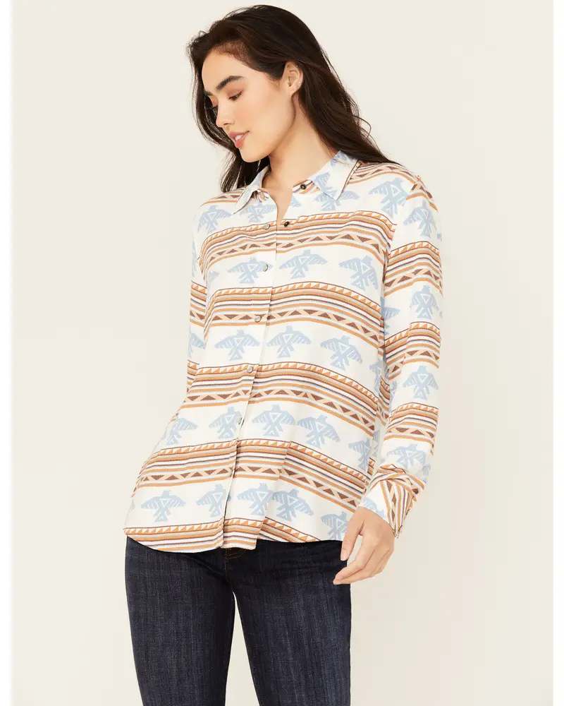 Thunderbird Long Sleeve Snap Western Shirt 1