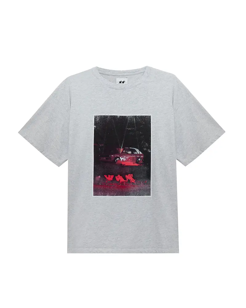 Tj X Golf Tee Grey Melange 1