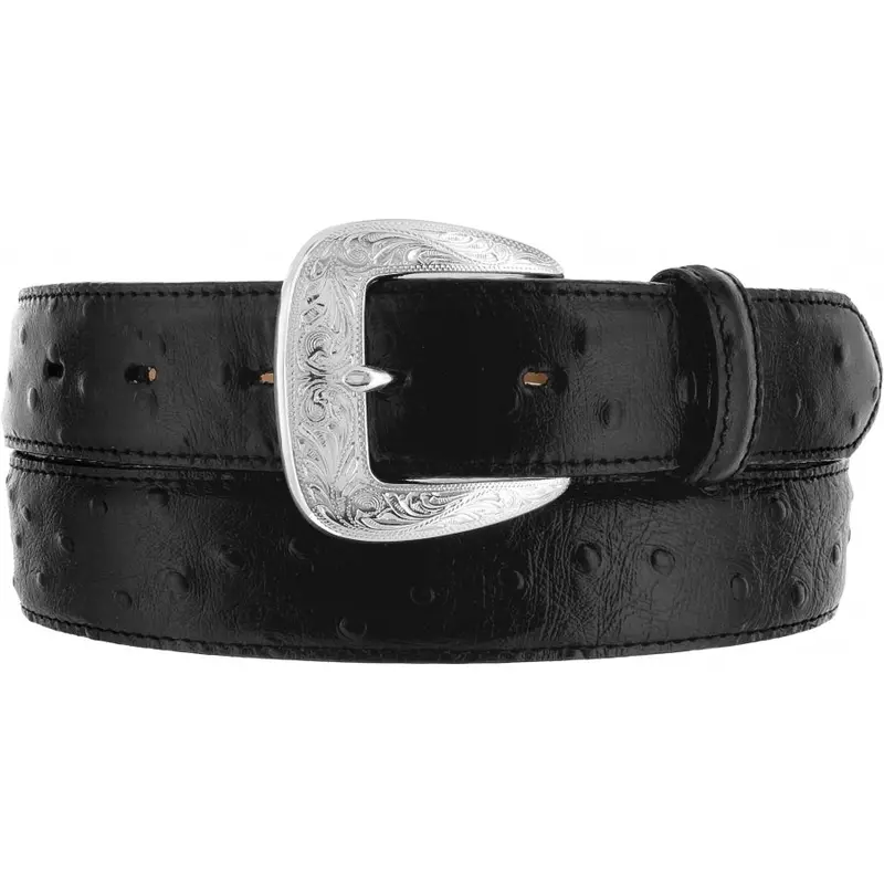 Tony Lama Print Ostrich Dress Belt - 1373L 1