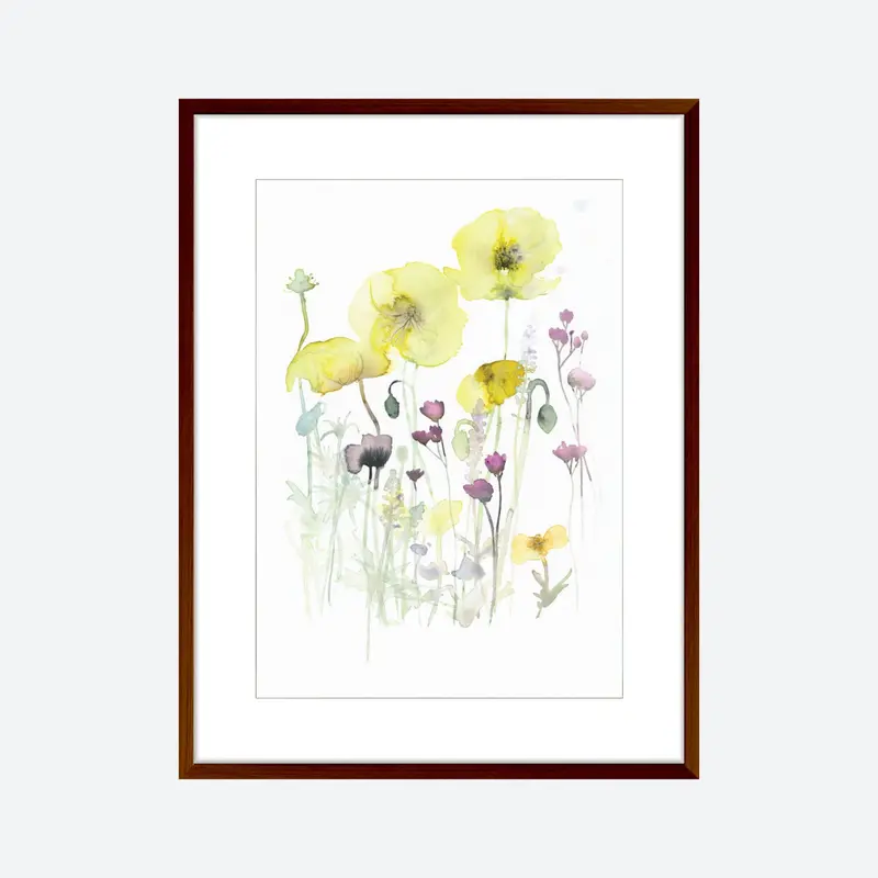 Toril Baekmark - Fine Art Prints - Flower Poster No.9 1