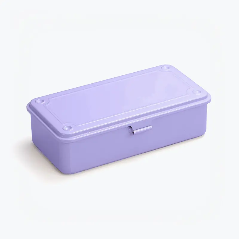 Toyo Steel - Stationery Box - T-190 - Fujimurasaki 1