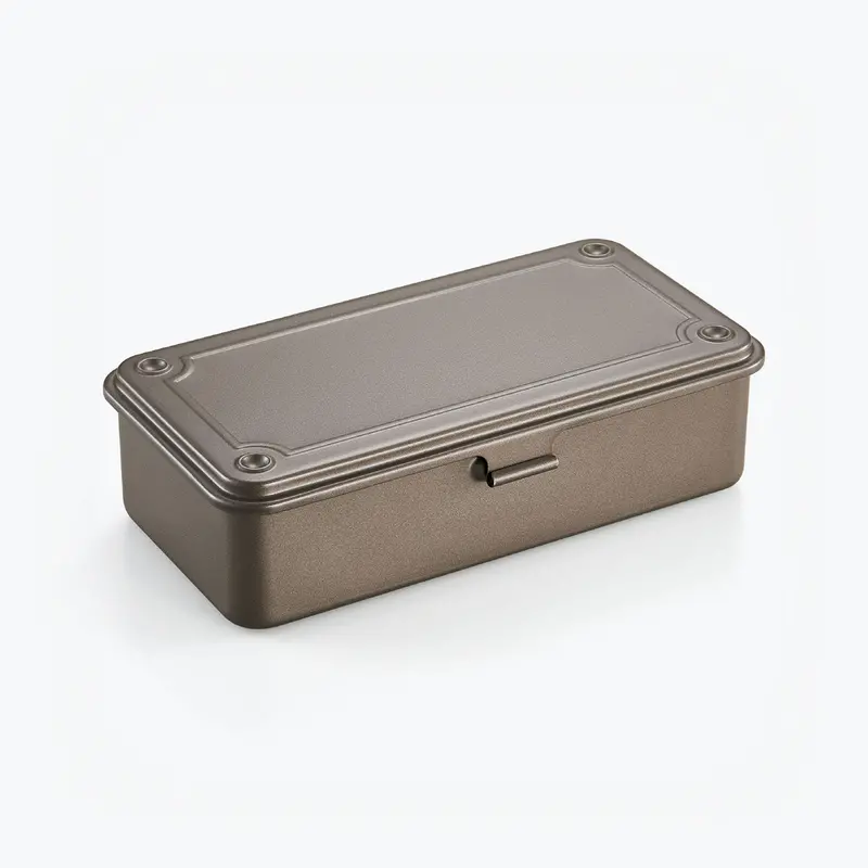 Toyo Steel - Stationery Box - T-190 - Titanium 1