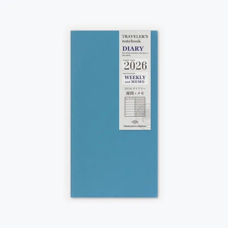 Traveler's Company - 2026 Diary - Insert - Regular - Weekly+Memo 1