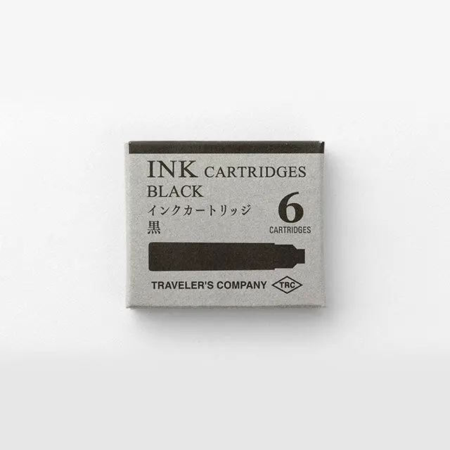 Traveler's Company - Fountain Pen Ink - Cartridge - Black 1
