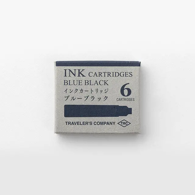 Traveler's Company - Fountain Pen Ink - Cartridge - Blue-Black 1