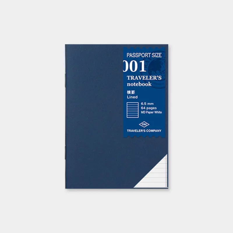 Traveler's Company - Inserts - Passport - 001 Lined 1