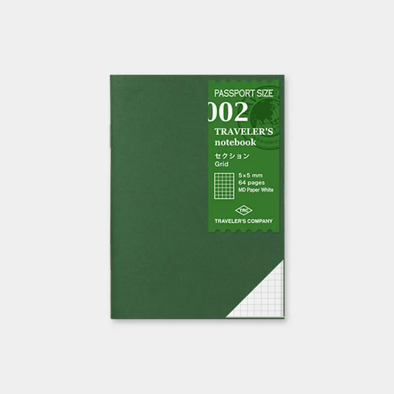 Traveler's Company - Inserts - Passport - 002 Grid 1