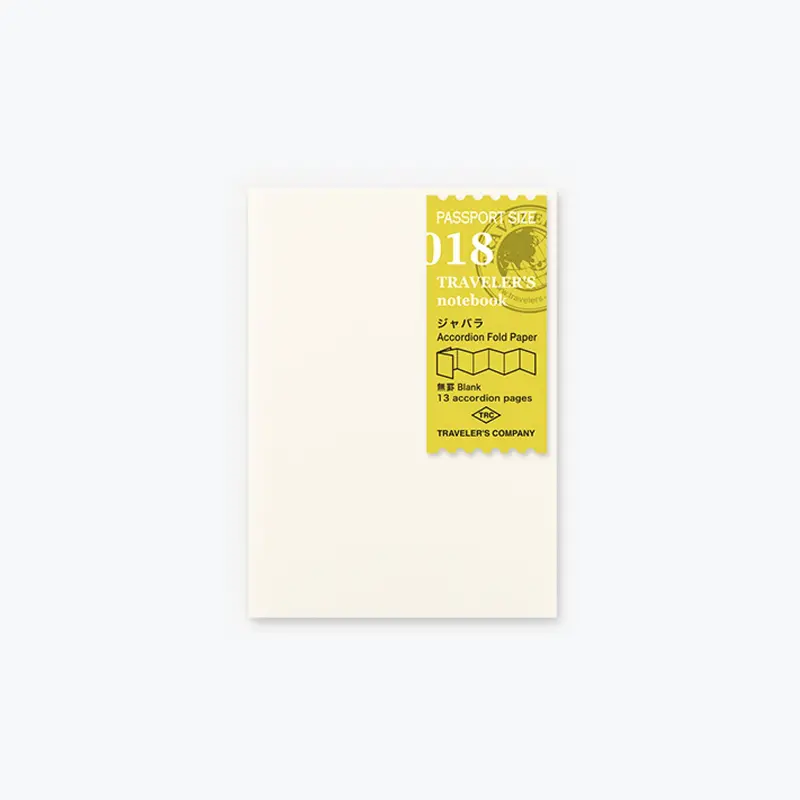 Traveler's Company - Inserts - Passport - 018 Accordion Fold Paper 1