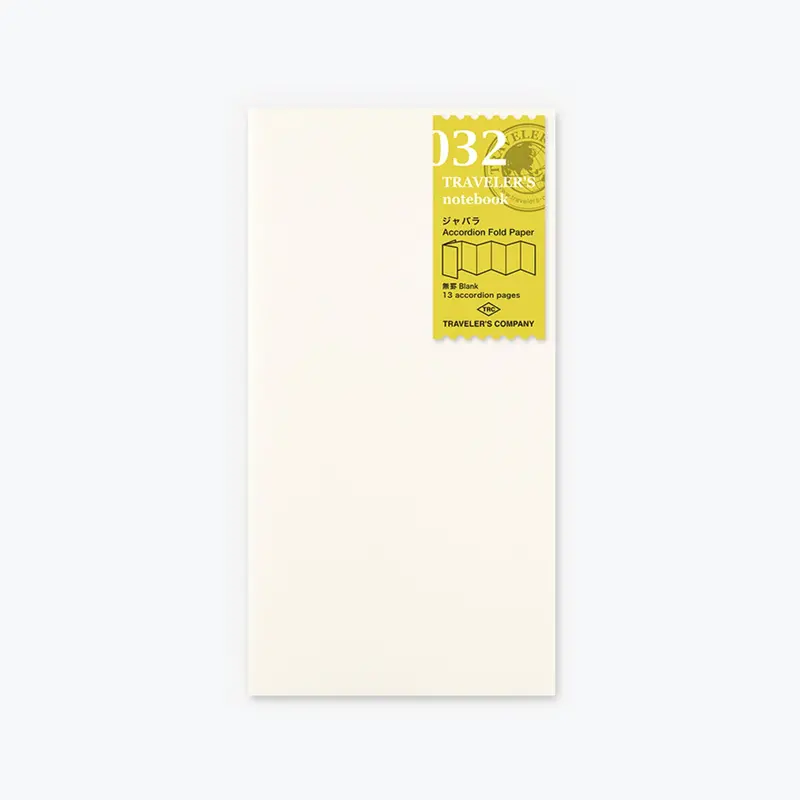 Traveler's Company - Inserts - Regular - 032 Accordion Fold Paper 1