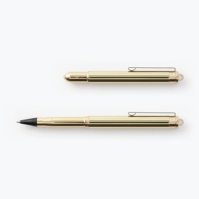 Traveler's Company - Rollerball Pen - Brass 1
