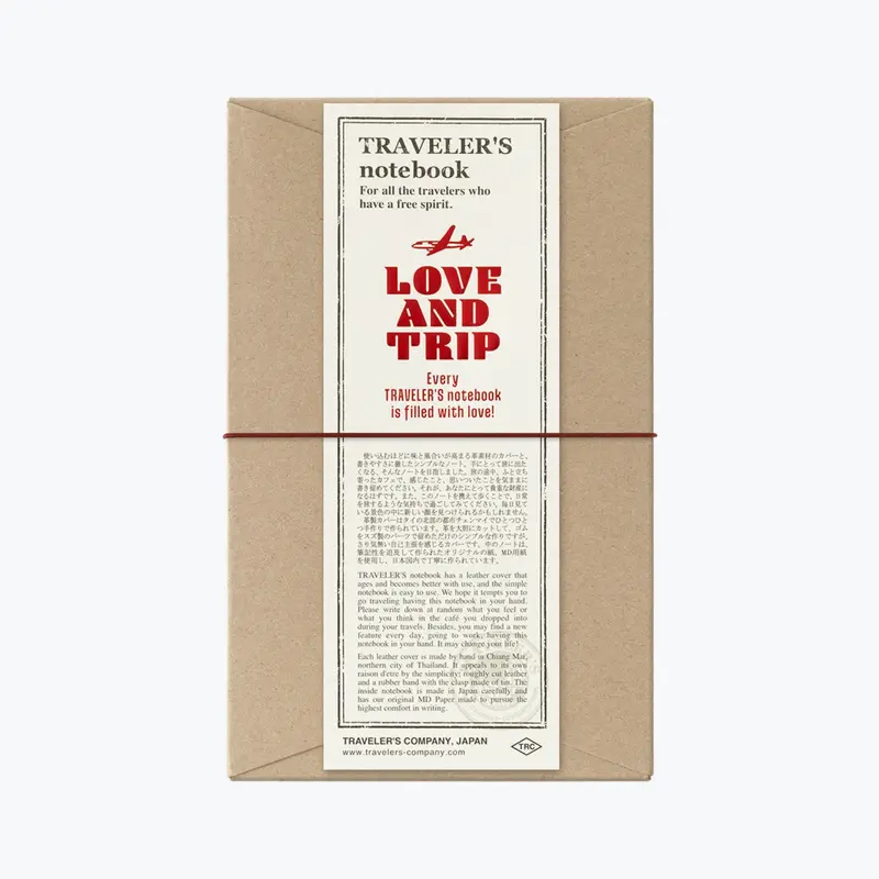 Traveler's Company - Traveler's Notebook - Love And Trip - Regular 1