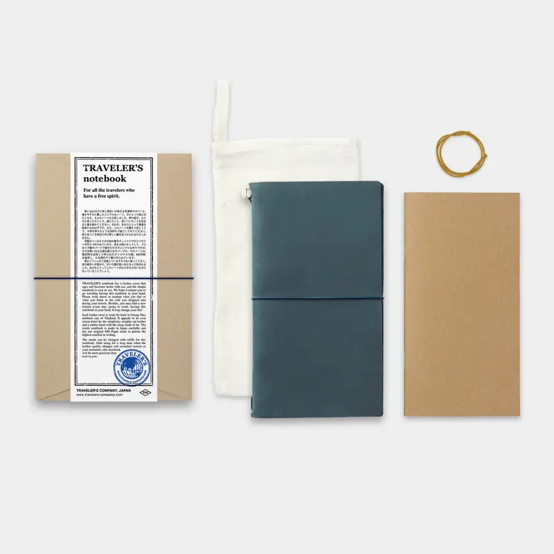 Traveler's Company - Traveler's Notebook - Regular - Blue 2