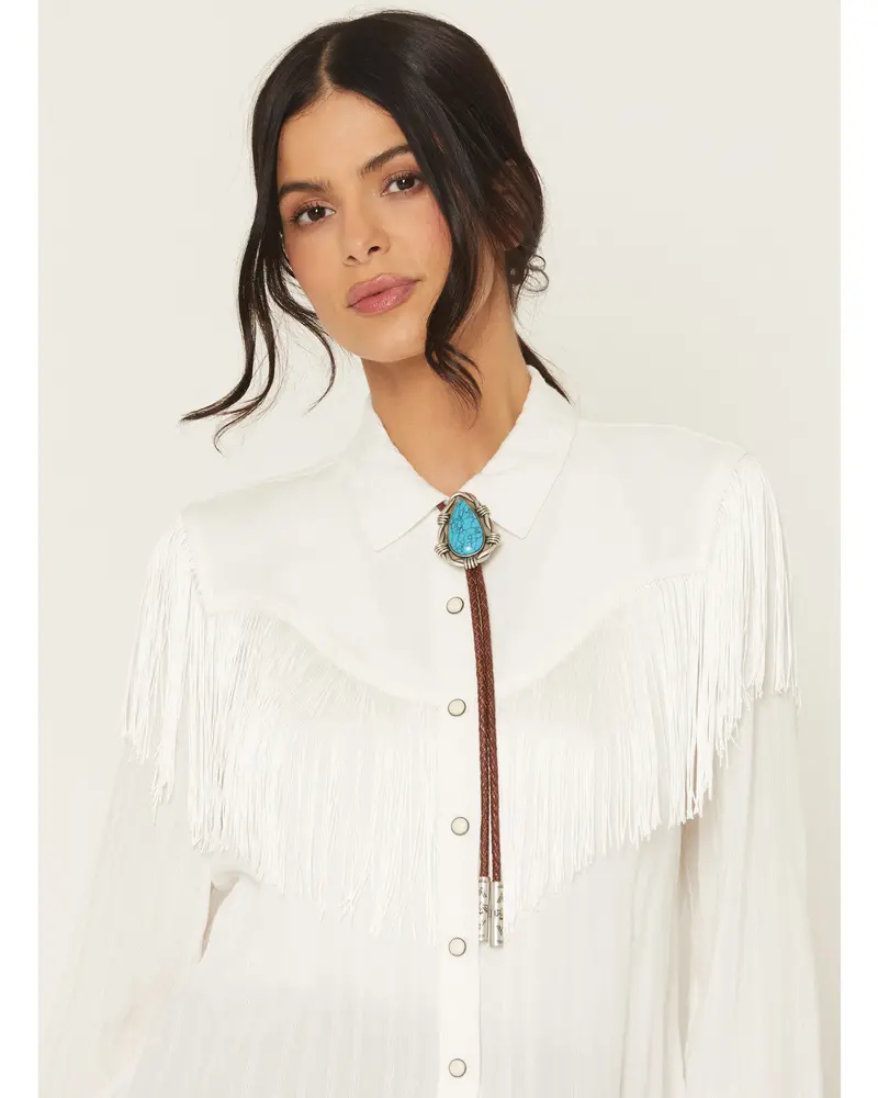 Truett Synthetic Turquoise Bolo Tie 1