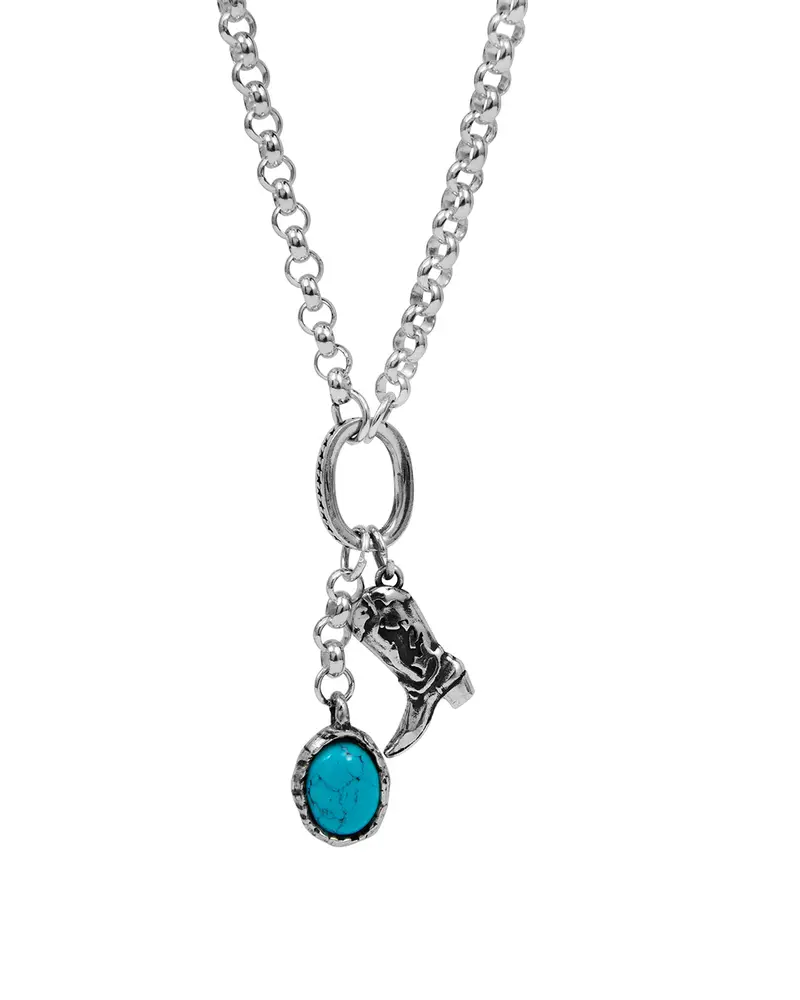 Turquoise Boot Necklace 1