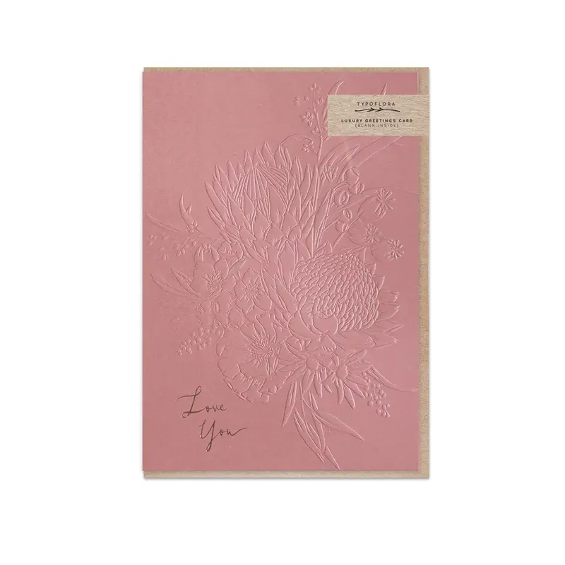Typoflora - Card - Love You 1