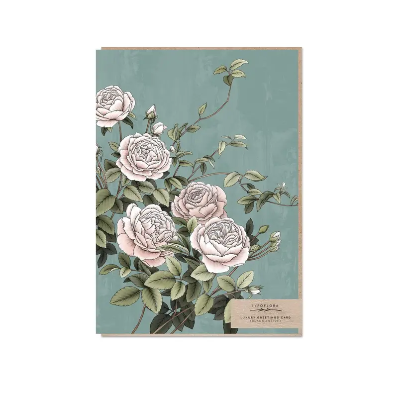 Typoflora - Card - Roses 1