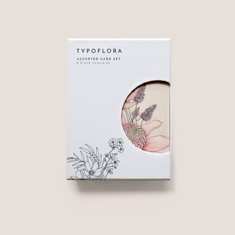 Typoflora - Card Set - Flora Portrait 3 1