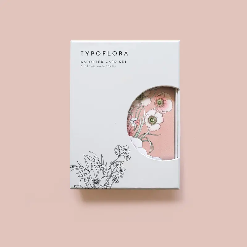 Typoflora - Card Set - Florist's Bouquet 1