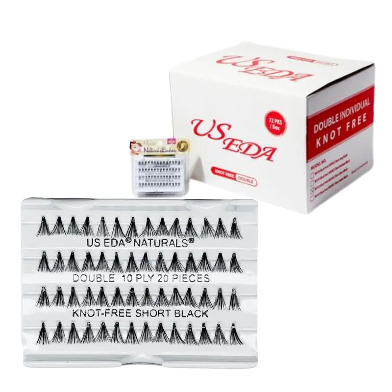 Us Eda Double Lash 20-Piece | Short - Box/72 Pans 1