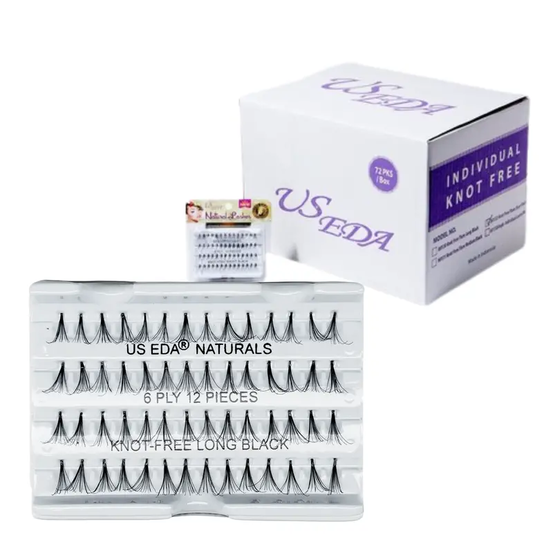 Us Eda Natural Lash 12-Piece | Long - Box/72 Pans 1