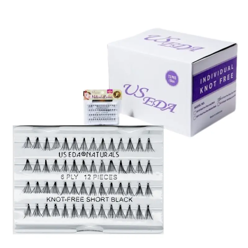 Us Eda Natural Lash 12-Piece | Short - Box/72 Pans 1
