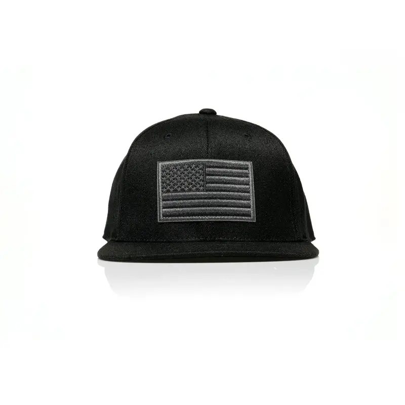 Usa Black Flag Patch Flexfit Snapback 110 1