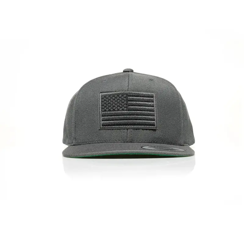 Usa Black Flag Patch Snapback 1