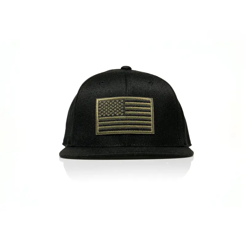 Usa Green Flag Patch Flexfit Snapback 110 1