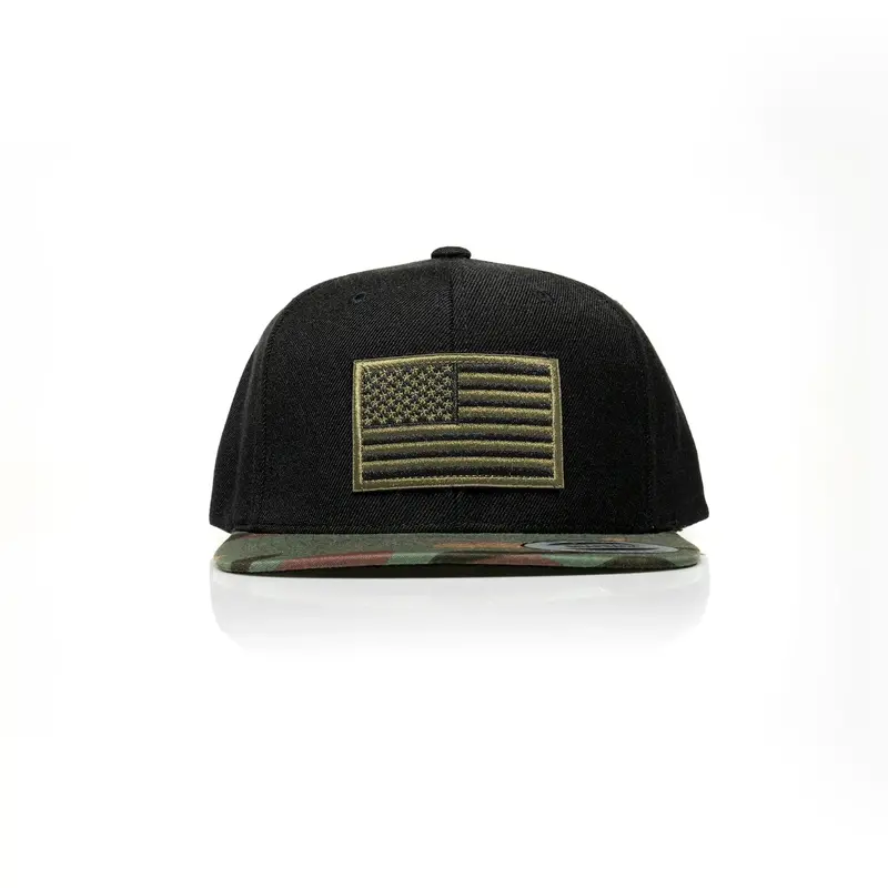 Usa Green Flag Patch Snapback 1