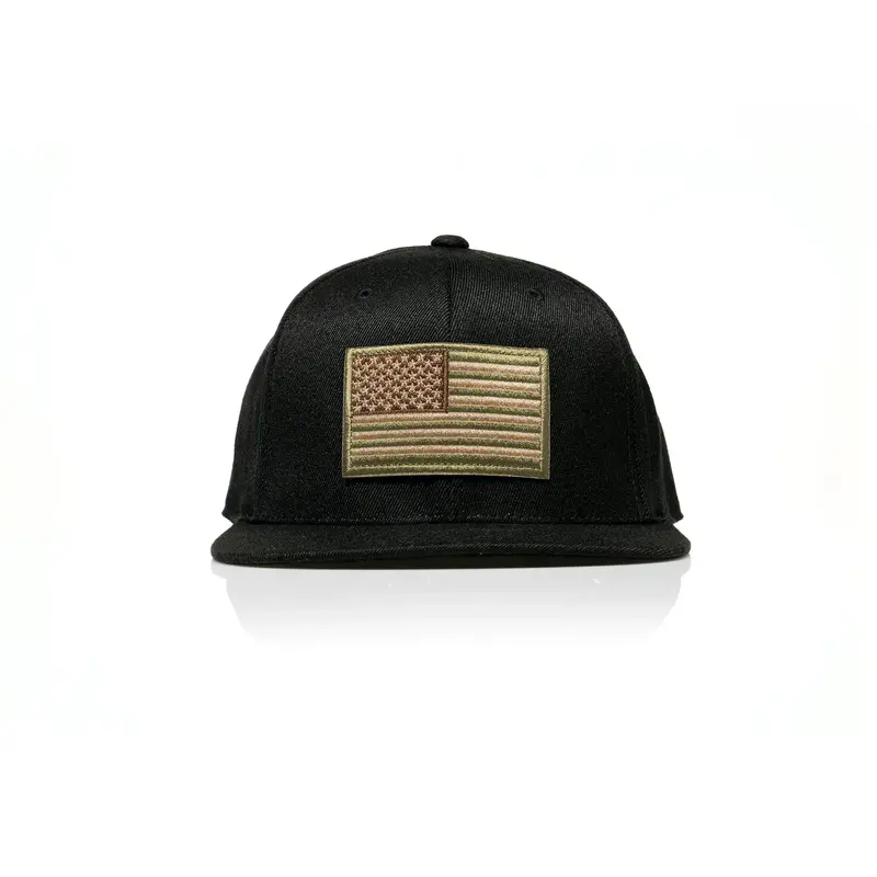 Usa Tan Flag Patch Flexfit 110 1