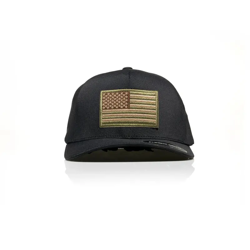 Usa Tan Flag Patch Flexfit Delta 1