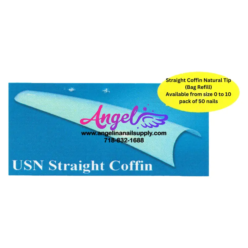 Usn Straight Coffin Natural Tip (Bag Refill) 1