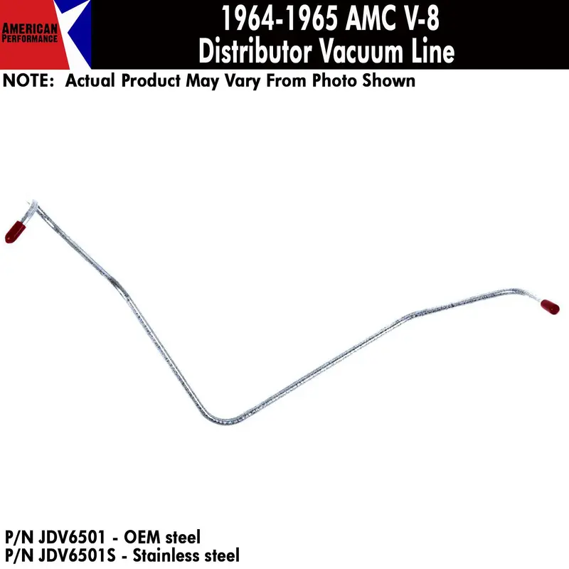 Vacuum Line, Distributor, V-8, 1964-65 Rambler (Oe Steel Or Stainless) - Drop Ships In Approx. 4-6 Weeks 1