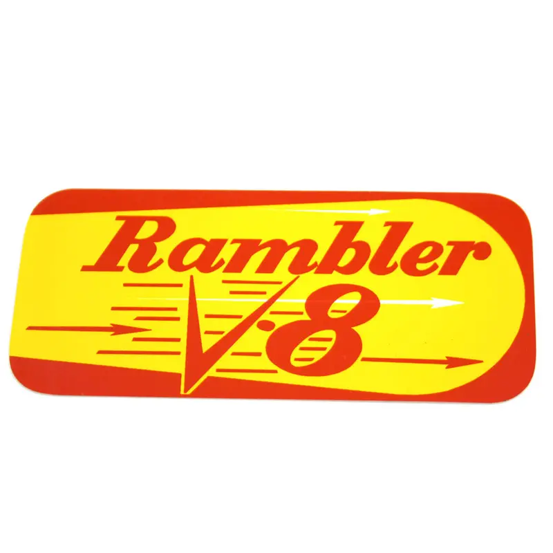 Valve Cover Decal, 1957 Nash Ambassador V-8 1