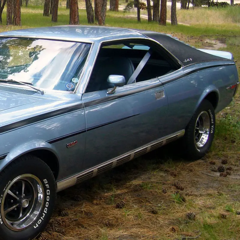 Vinyl Top Kit, 1/2 Top With 16 Clips, 1970 Amc Javelin (2 Colors) - Drop Ships In Approx. 1 Month 1
