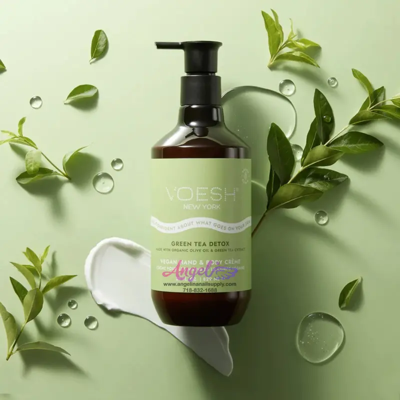 Voesh Green Tea Detox Vegan Body & Hand Creme 28 Fl.Oz. 1