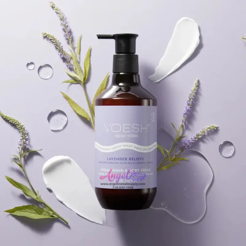 Voesh Lavender Relieve Vegan Body & Hand Creme 28 Fl.Oz. 1