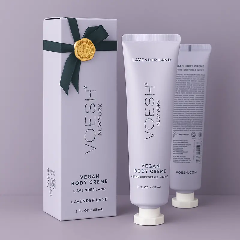 Voesh Lavender Relieve Vegan Body & Hand Creme 3 Fl.Oz. 1