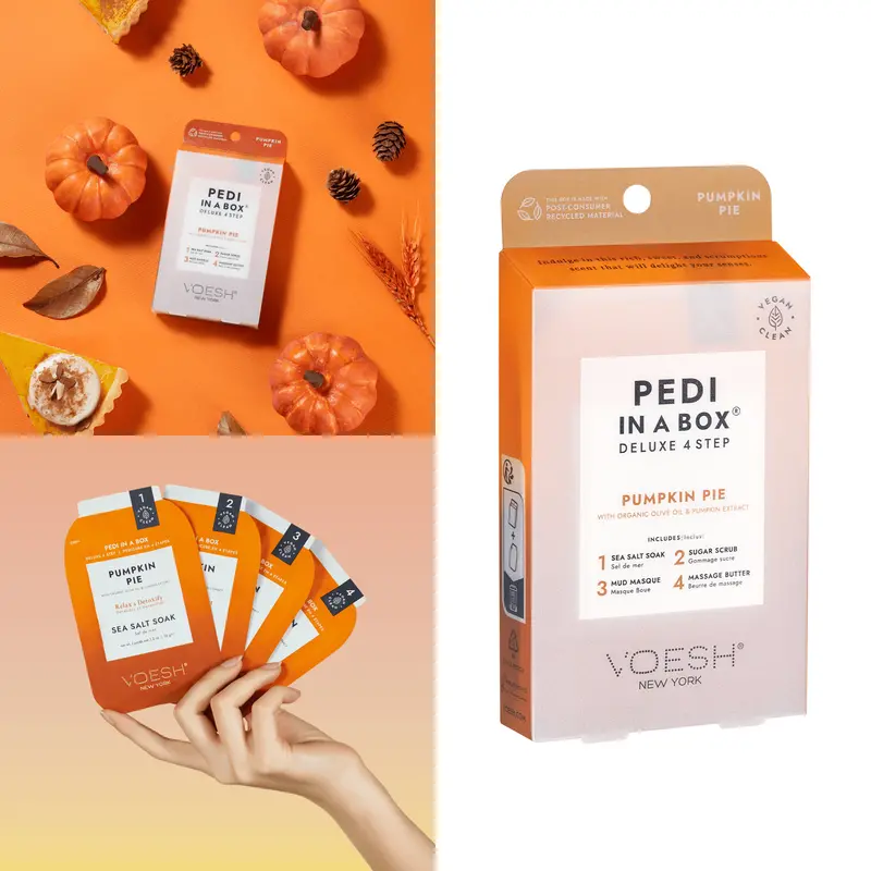Voesh Pumpkin Pie (Case Of 50 Packs + Get Extra 10 Packs Free Same Flavor) 1
