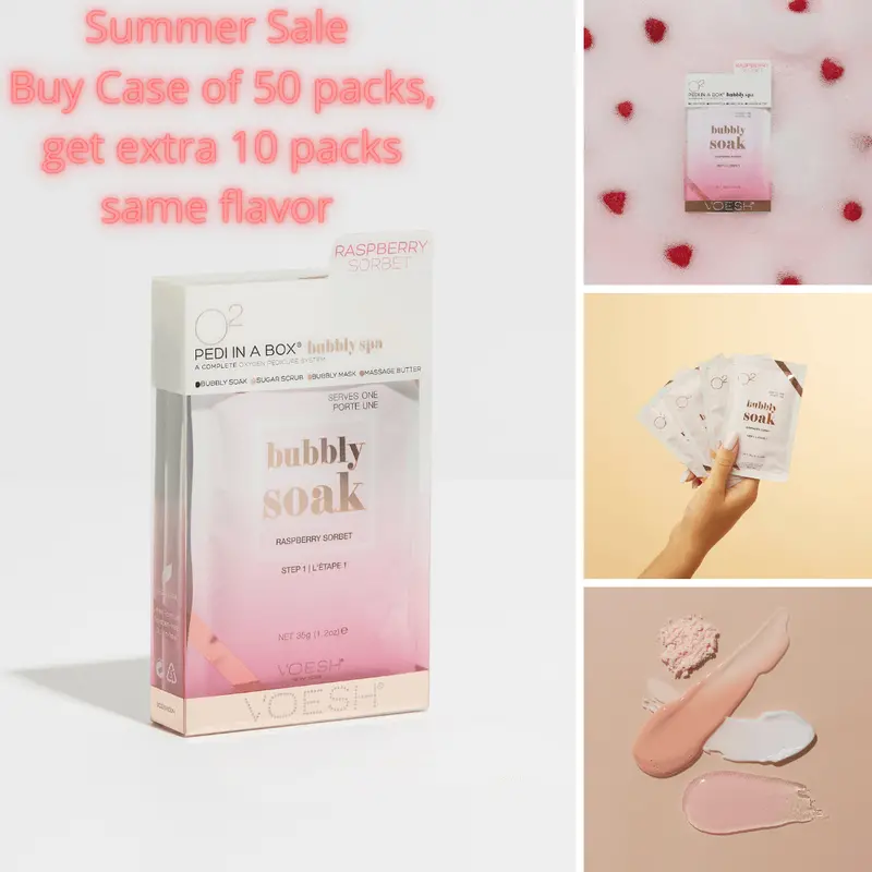 Voesh Raspberry Sorbet (Case Of 50 Packs + Get Extra 10 Packs Free Same Flavor) 1