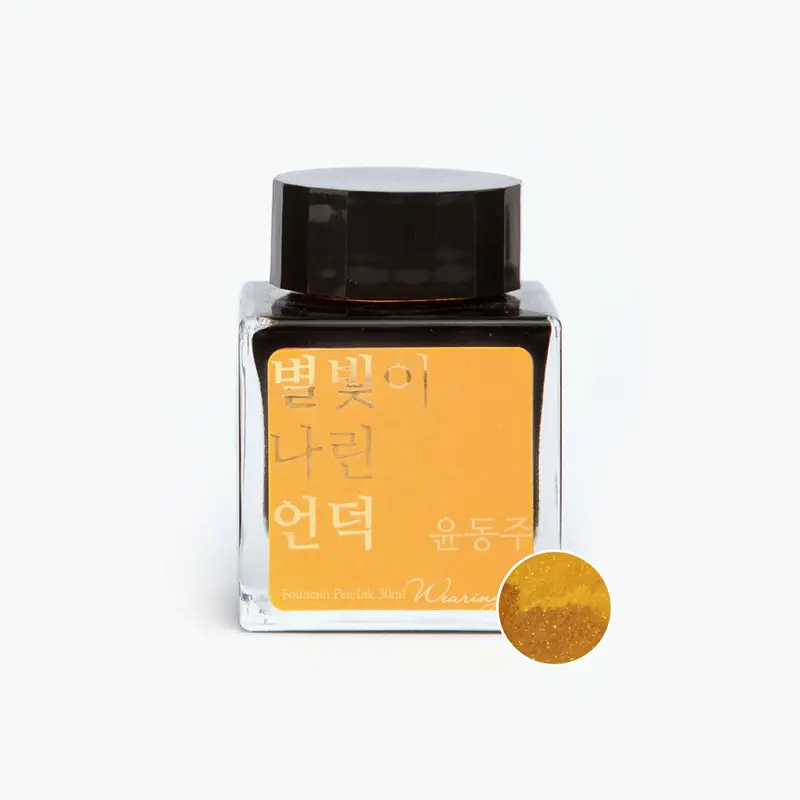 Wearingeul - Fountain Pen Ink - A Star Spattered Hill (Shimmer) 1