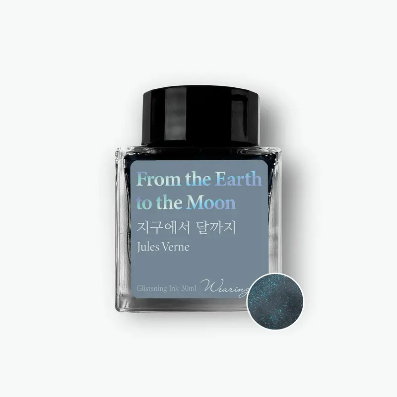 Wearingeul - Fountain Pen Ink - From The Earth To The Moon (Shimmer) 1