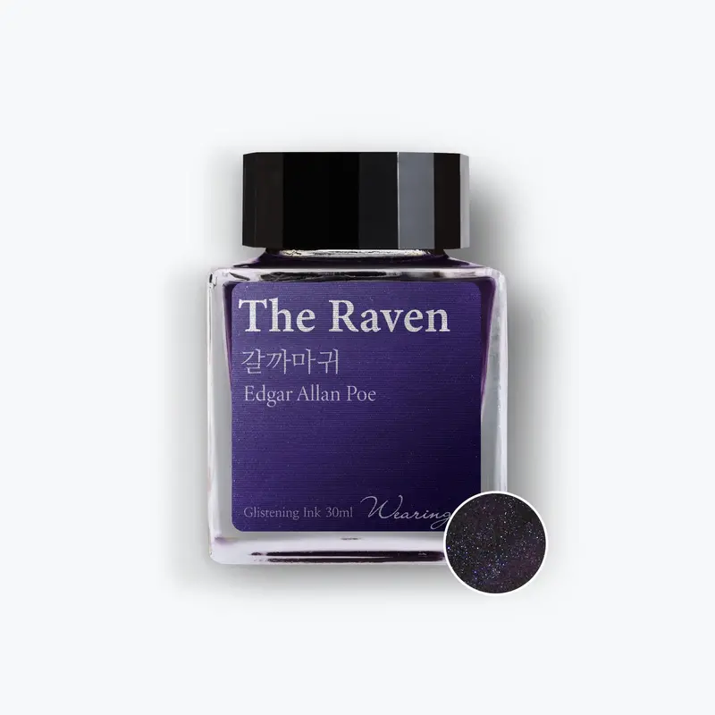 Wearingeul - Fountain Pen Ink - The Raven (Shimmer) 1