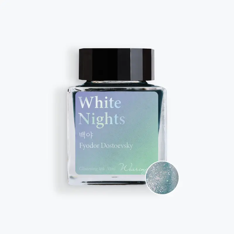 Wearingeul - Fountain Pen Ink - White Nights (Shimmer) 1