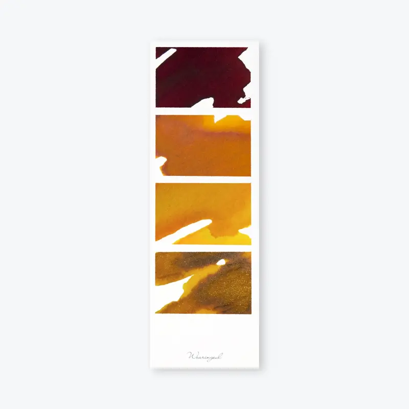 Wearingeul - Ink Swatch Cards - Four Photos - White 1
